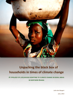 Unpacking the black box of households in times of climate change