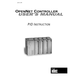 ONC PID Manual