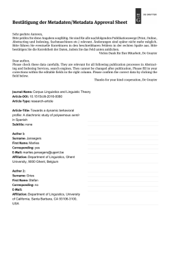 a diachronic study of polysemous sentir in Spanish