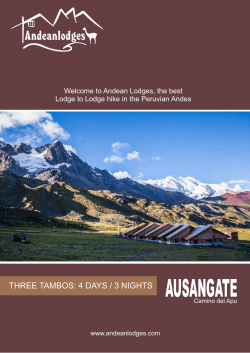 Itinerary