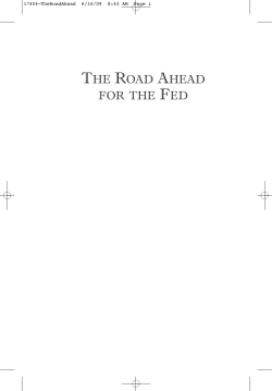 the road ahead for the fed