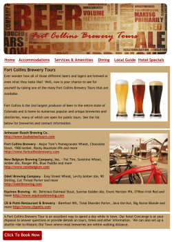 Fort Collins Brewery Tours