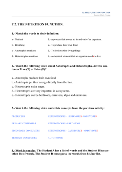 t.2. the nutrition function.