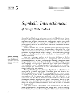 Symbolic Interactionism