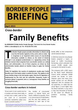 Cross Border Family Benefits