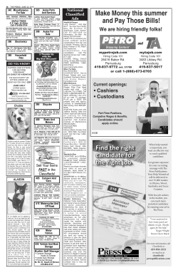 Find the right candidate for the right job. Make Money this summer