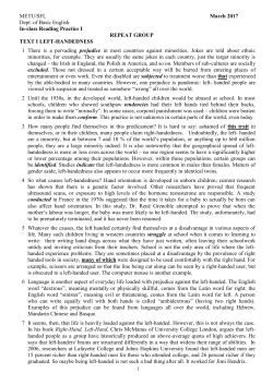 2nd Span In-class Reading Practice I