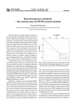 the curious case of GW/WG protein domain