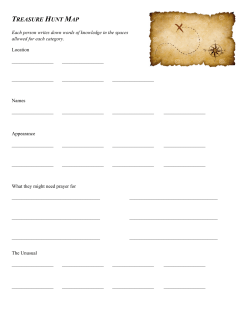 Map Handout - Brian Beeson