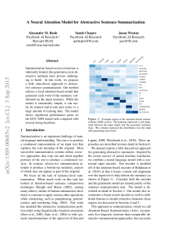 A Neural Attention Model for Abstractive Sentence Summarization