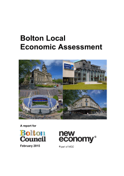 Bolton Local Economic Assessment