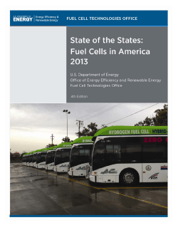State of the States: Fuel Cells in America 2013 - HyLIFT