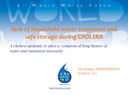 en attendant le forum&hellip; - International Network on Household Water