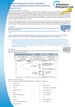 Measurement fact sheet No4