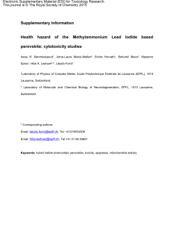 Supplementary Information - Royal Society of Chemistry