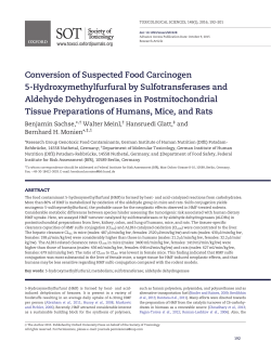 Conversion of Suspected Food Carcinogen 5