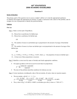 Sample Responses Q5 - AP Central
