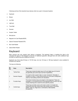 Input Devices