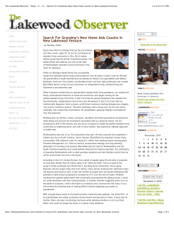 Search For Grandmas New Home Aids Cousins In New Lakewood