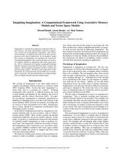Imagining Imagination: A Computational Framework Using