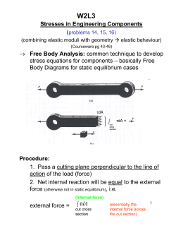 centroidally loaded pressure vessels