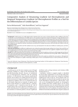 Comparative Analysis of Denaturing Gradient Gel Electrophoresis
