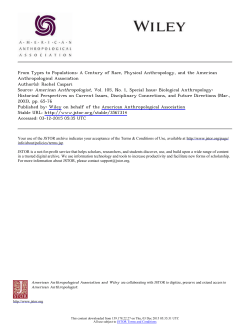 From Types to Populations: A Century of Race