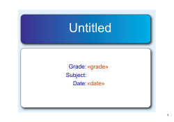Grade:&laquo;grade&raquo; Date:&laquo;date&raquo;