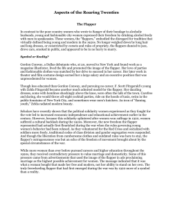 Aspects of the Roaring Twenties 09/17/12