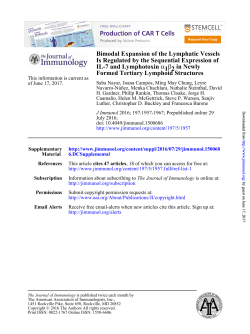 Bimodal Expansion of the Lymphatic Vessels Is Regulated by the