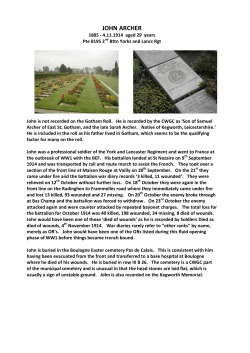 john archer - Gotham Memorial Hall