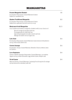 margaritas - Mexicanos