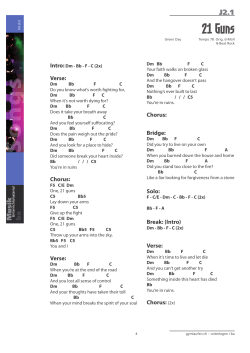 21 Guns - bromberg.ch