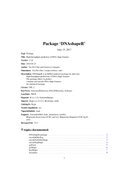 Package `DNAshapeR`
