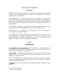 Constitution of Nepal 1962