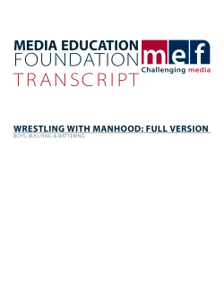 Transcript - Media Education Foundation