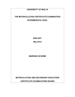 im 05 biology - University of Malta