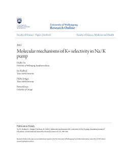 Molecular mechanisms of K+ selectivity in Na/K pump