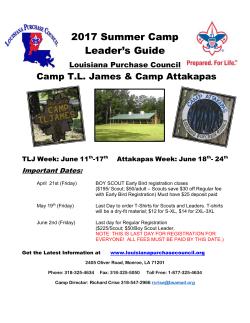 2017 Summer Camp Leader`s Guide