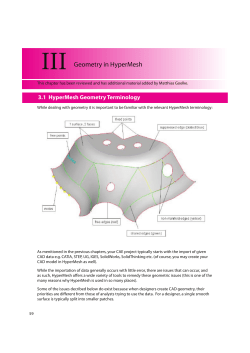 Geometry in HyperMesh
