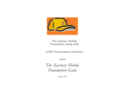 The Zachary Hebda Foundation Gala