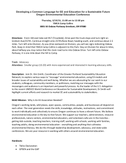 Presentation - Environmental Education Association of Oregon