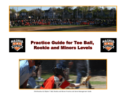 Coaching_Nashua Cal Ripken_Practice Guide