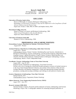 Kyra E. Stull, PhD - Idaho State University