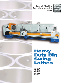 Heavy Duty Big Swing Lathes - Summit Machine Tool Manufacturing
