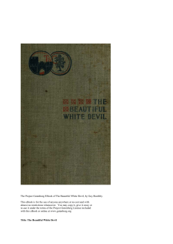 the beautiful white devil - University of Macau Library