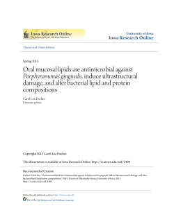 Oral mucosal lipids are antimicrobial against