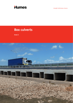 Box culverts