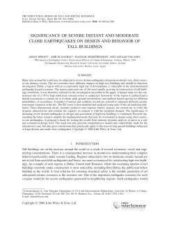 Significance of severe distant and moderate close earthquakes on