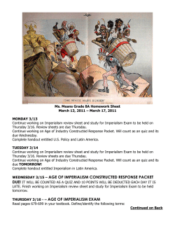 age of imperialism constructed response packet